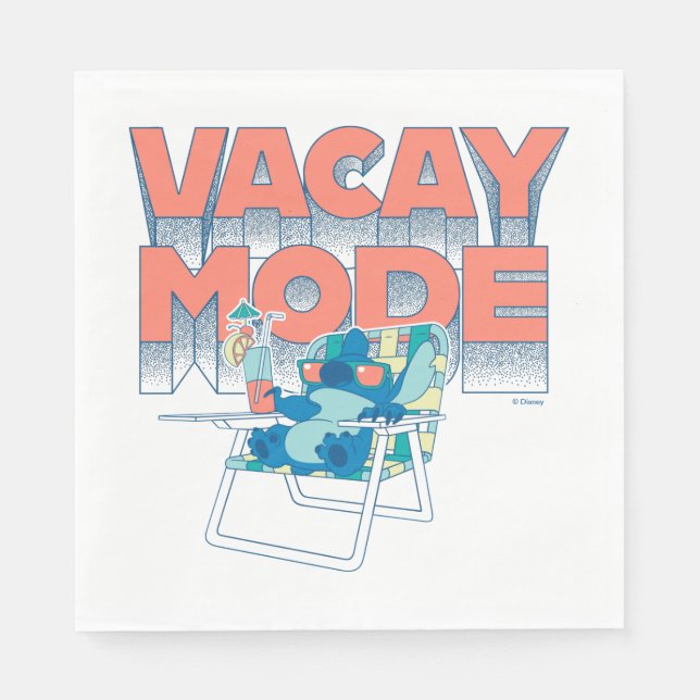 Serviette En Papier Stitch | Mode Vacay (Devant)