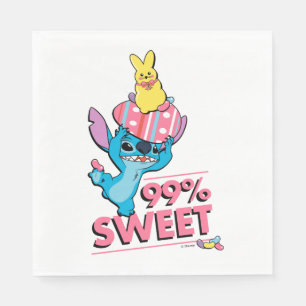 Serviette En Papier Stitch Pâques - 99% sucré