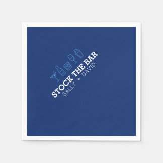 Serviette En Papier Stock The Bar Cocktail Napkin