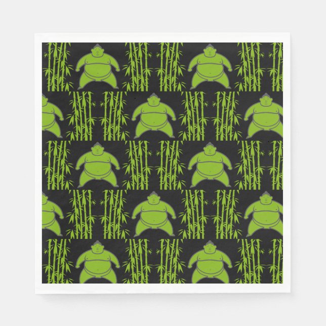 Serviette En Papier Sumo Wrestler (Devant)