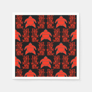 Serviette En Papier Sumo Wrestler