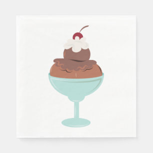 Serviette En Papier Sundae