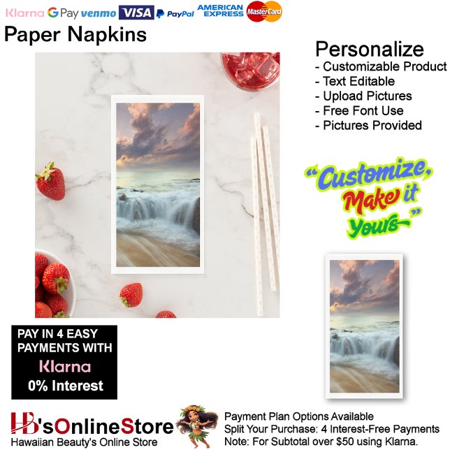 Serviette En Papier Sunset Beach Guest Serviettes Papier serviette ser (Sunset Beach Tables Kitchen Restaurant Decor Paper Guest Towels 40.)