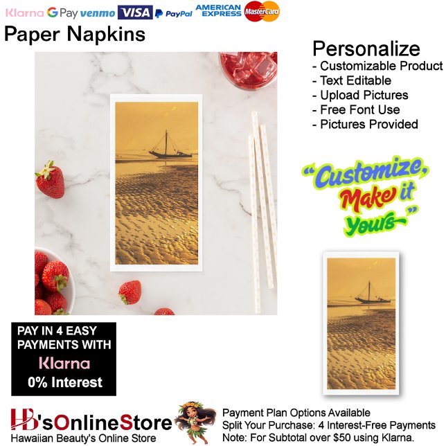 Serviette En Papier Sunset Beach Guest Towest Papier serviette serviet (Sunset Beach Tables Kitchen Restaurant Decor Paper Guest Towels 6.)