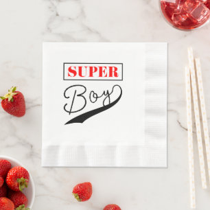 Serviette En Papier Super Boy