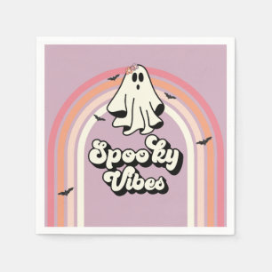 Serviette En Papier super Ghost retro Halloween Vibes Éffrayantes Anni