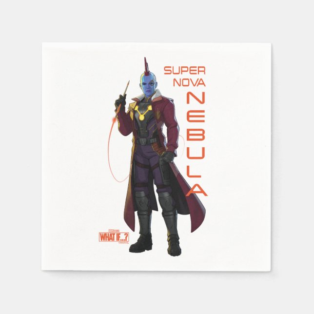 Serviette En Papier Super Nova Nebula (Devant)