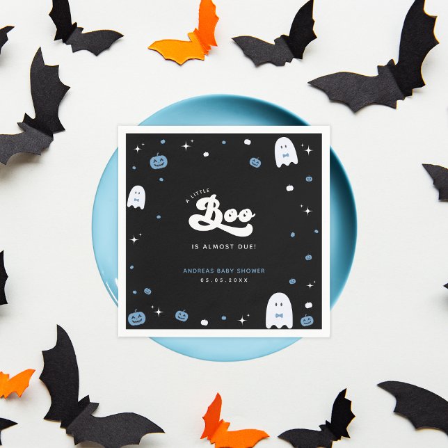 Serviette En Papier Super Petit Boo Boy Halloween Baby shower Fantôme (Créateur téléchargé)