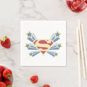 Serviette En Papier Supergirl Stars S-Shield