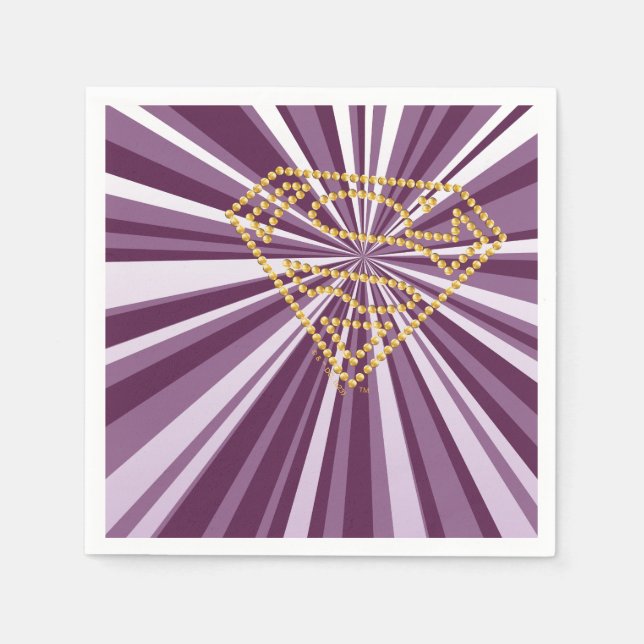 Serviette En Papier Supergirl Studded S-Shield (Devant)