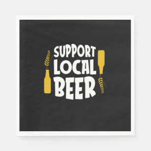 Serviette En Papier Support de la bière locale