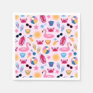 Serviette En Papier Sur la plage