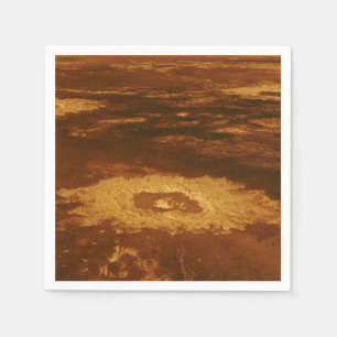 Serviette En Papier Surface bouillante de la planète Vénus