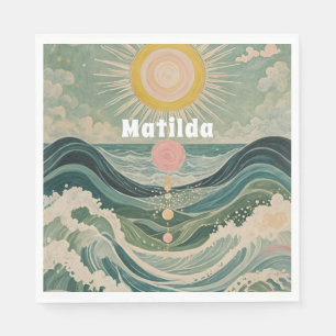 Serviette En Papier Surtension solaire personnalisée