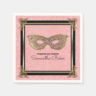 Serviette En Papier Sweet 16 Masquerade fête d'anniversaire   Sweet si