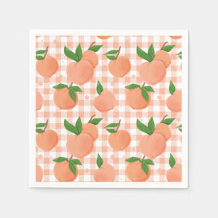 Serviette En Papier Sweet as a Peach Birthday