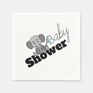 Serviette En Papier Sweet Baby Elephant, Baby shower