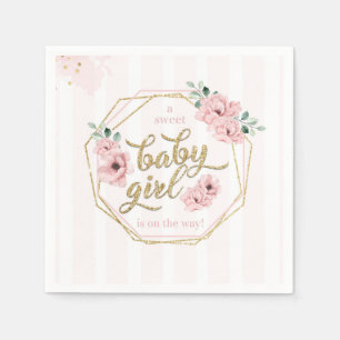 Serviette En Papier Sweet Baby girl Boho