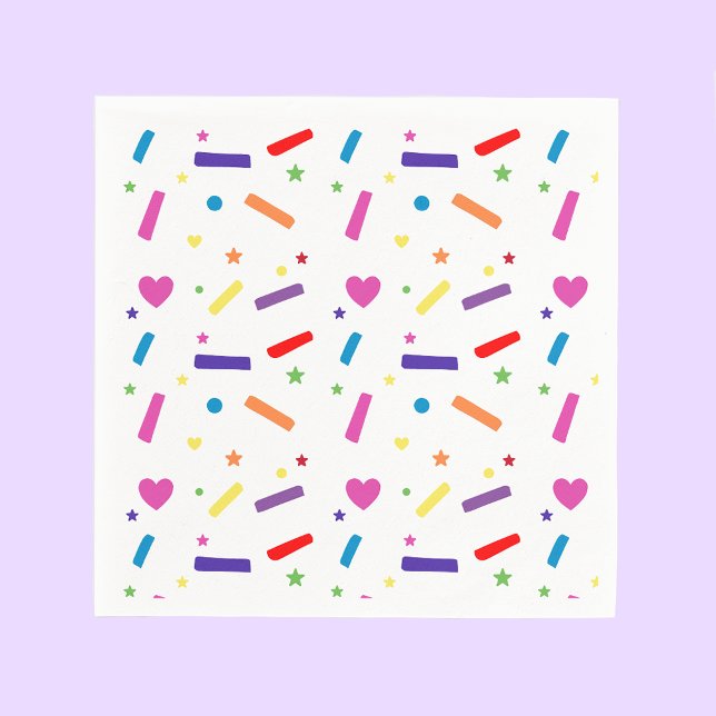 Serviette En Papier Sweet Sprinkle thème de fête d'anniversaire (Créateur téléchargé)