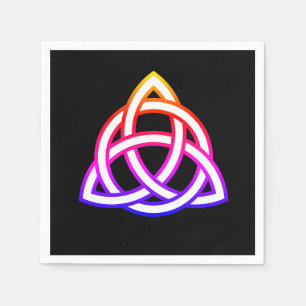 Serviette En Papier Symbole Celtic Trinity Knot Triquetra Wicca