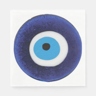Serviette En Papier Symbole de Nazar Evil Eye Protection