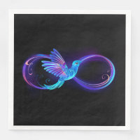 Symbole de Neon Infinity par Glowing Hummingbird