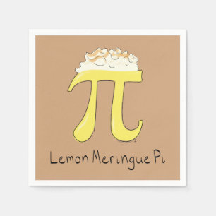 Serviette En Papier Symbole Fantaisie Humour citron Pi