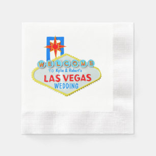 Serviette En Papier SYMBOLE Mariage Las Vegas