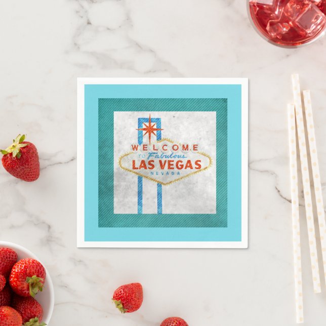 Serviette En Papier SYMBOLE REtro Vegas Grunge Style (En situation)