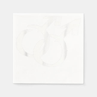 Serviette En Papier Symboles gays