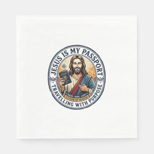 Serviette En Papier T-shirt de missions mondiales missionnaire Jésus c