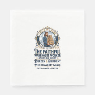Serviette En Papier T-shirt graphique de logistique entrepôt de Jésus