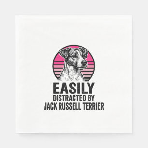 Serviette En Papier T-shirt vintage Jack Russell Terrier facilement di