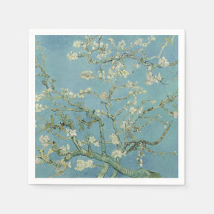 Serviette En Papier Tableau des fleurs d'amandes de Van Gogh