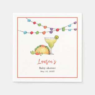 Serviette En Papier Taco à propos d'un bébé Baby shower Fiesta