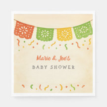 Taco Bout A Baby Fiesta Baby shower serviettes