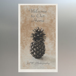 Serviette En Papier Tan d'accueil traditionnel à l'ananas