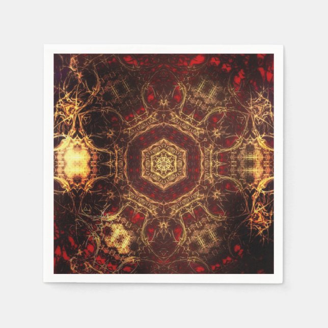 Serviette En Papier Tapis oriental (Devant)