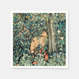 Serviette En Papier Tapisserie Art Antique de William Morris Forêt de 