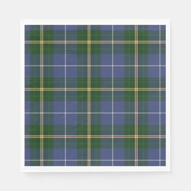 Serviette En Papier Tartan de la Nouvelle-Écosse (Devant)