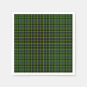 Serviette En Papier Tartan de Stewart de chasse