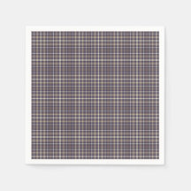 Tartan Plaid Motif Brown, bleu et beige no 69