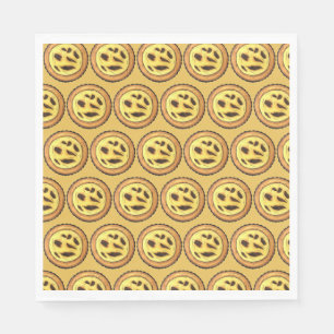 Serviette En Papier Tarte à l'oeuf de garde portugaise Pastel Pastéis 