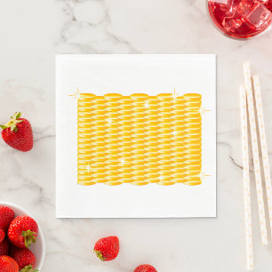 Serviette En Papier Tas étincelants de pièces d'or