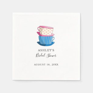 Serviette En Papier Tasses de thé de mariage de l'après-midi Party Cut