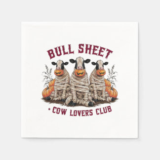 Serviette En Papier Taureau, Cow Love Club