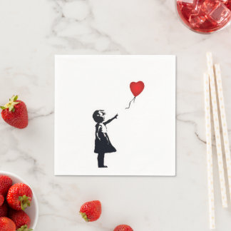 Serviette En Papier Taza Hope Balloon Girl