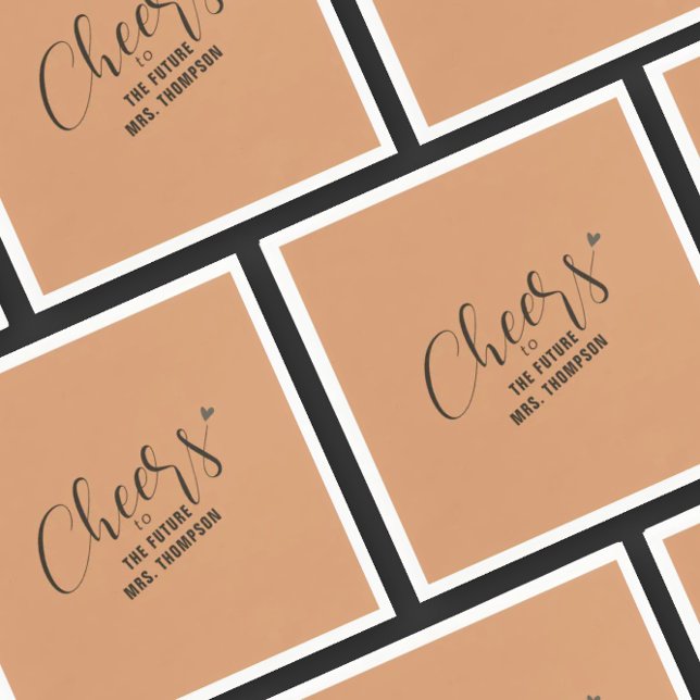 Serviette En Papier Tchèque d'automne Future Mme Orange Réception de m (Créateur téléchargé)