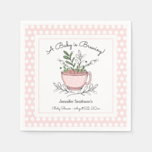 Serviette En Papier Tea Cup Tea Party Baby shower