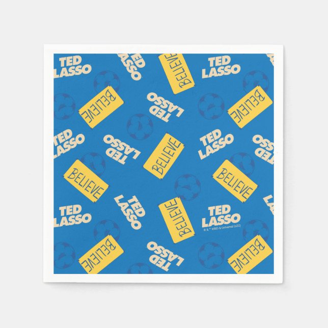 Serviette En Papier Ted Lasso Motif de football (Devant)